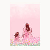 Lost Of Love Mother And Daughter Metal Poster