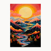 Nature Painting Metal Poster
