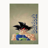Bardock Metal Poster