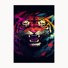 Bangol Tiger Metal Poster