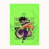 Broly Metal Poster
