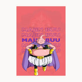 Majin Buu Metal Poster