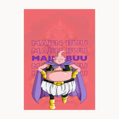 Majin Buu Metal Poster