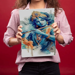 Shree Krishn Painting Metal Poster