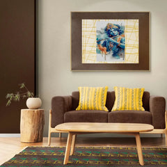 Shree Krishn Painting Metal Poster