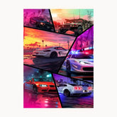 Gt-5 Super Car Metal Poster