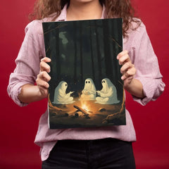 Ghost Friends On Night Out Metal Poster
