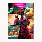 Kung Fu Panda Metal Poster