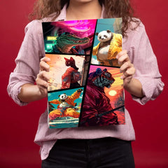 Kung Fu Panda Metal Poster