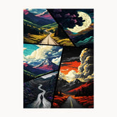 Beautiful Nature Painting Metal Poster