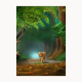 Mini Tiger Metal Poster