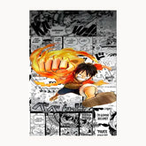 Animation Punch Image Metal Poster