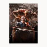 The Witcher Metal Poster