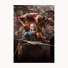 The Witcher Metal Poster