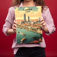 Lagos Metal Poster