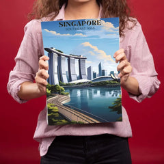 Singapore Metal Poster