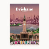 Brisbane Metal Poster