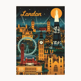 London Metal Poster