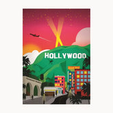 Hollywood Metal Poster