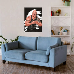 Dwayne Johnson-The Rock Metal Poster