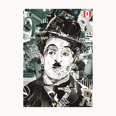 Charlie Chaplin Metal Poster