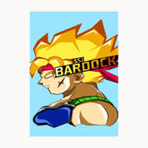 Bardock Metal Poster