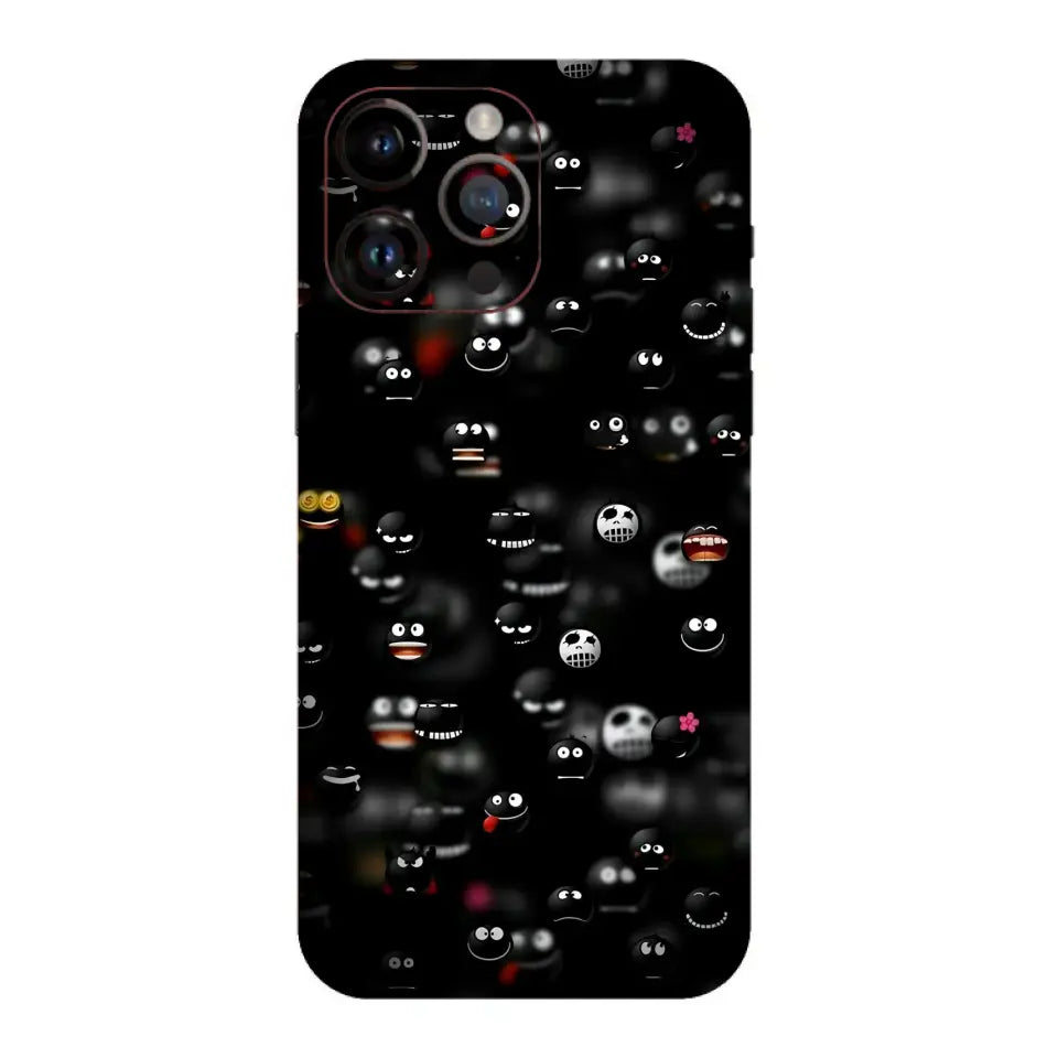 Black Emoji Mobile Skin