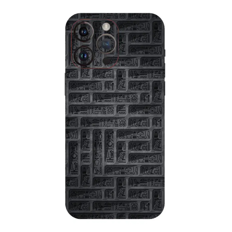 Black and White Maze Mobile Skin