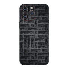 Black and White Maze Mobile Skin