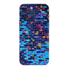 Colorful Brick Wall Mobile Skin