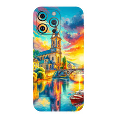 Colorful Sunny Day in City Mobile Skin