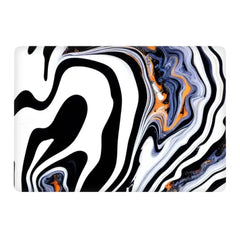 WHITE & BLACK STONE APPLE MACBOOK SKIN