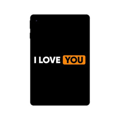 I LOVE YOU IPAD SKIN