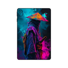 Colorful Artwork of Samurai IPad Skin