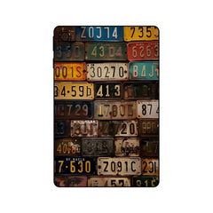 NUMBER PLATE IPAD SKIN