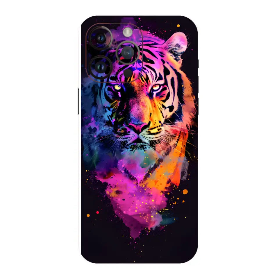 Colorful Tiger Mobile Skin