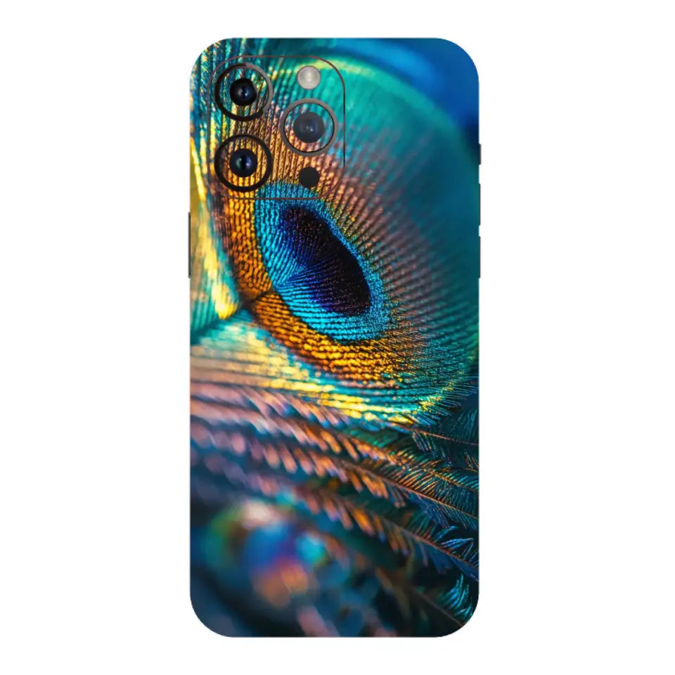 The Peacock Feather Mobile Skin