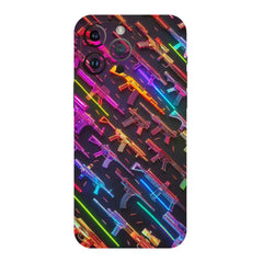 Neon Machine Gun Mobile Skin