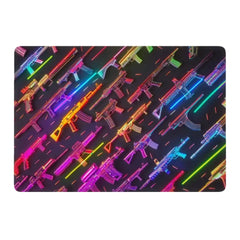 NEON MACHINE GUN MACBOOK SKIN