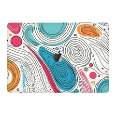 SHAPE LINES ART MACBOOK SKIN