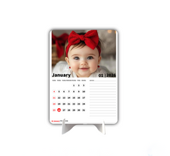 Cute Little Baby Premium Table Desk Calendar