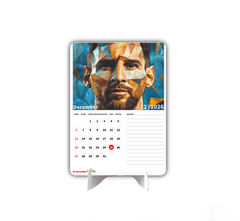 Football Man Premium Table Desk Calendar