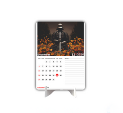 Samurai Standing Premium Table Desk Calendar