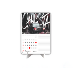 Car Collection Premium Table Desk Calendar