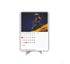 Samurai Premium Table Desk Calendar
