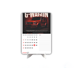 fast CAR Premium Table Desk Calendar