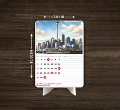 DREAM City Place Premium Table Desk Calendar