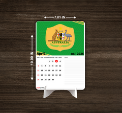 Football team Premium Table Desk Calendar