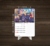 Gojo and Yuji Premium Table Desk Calendar