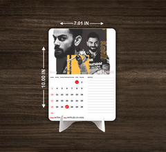 KING Virat Kohli Premium Table Desk Calendar